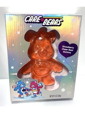 Care Bears Cheer Bear Strawberry Gummy Candy, 8oz Shaped Collectible Treat